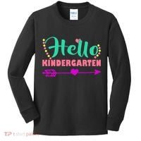 Hello Kindergarten Arrow Kids Long Sleeve Shirt thumb 0