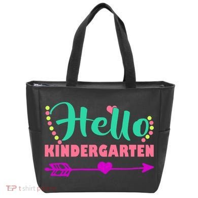 Hello Kindergarten Arrow Tote Bag