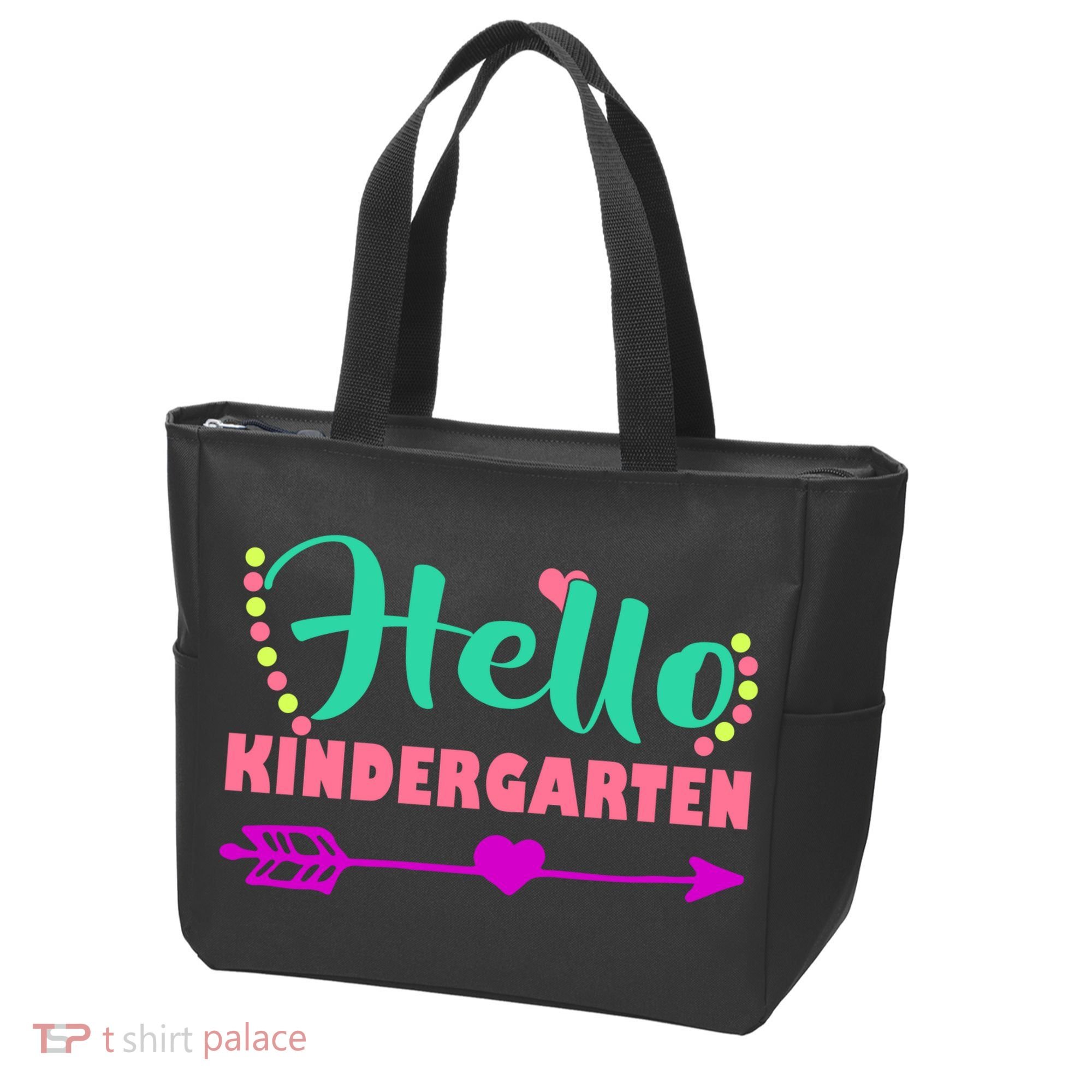 Hello Kindergarten Arrow Tote Bag