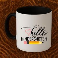 Hello Kindergarten Cute Pencil Coffee Mug thumb 2