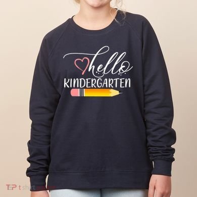 Hello Kindergarten Cute Pencil Women's Sweatshirt