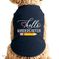 Hello Kindergarten Cute Pencil Doggie Tank thumb 0