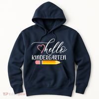 Hello Kindergarten Cute Pencil Hoodie thumb 0
