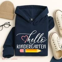 Hello Kindergarten Cute Pencil Hoodie thumb 4