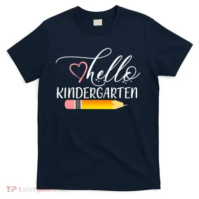 Hello Kindergarten Cute Pencil T-Shirt