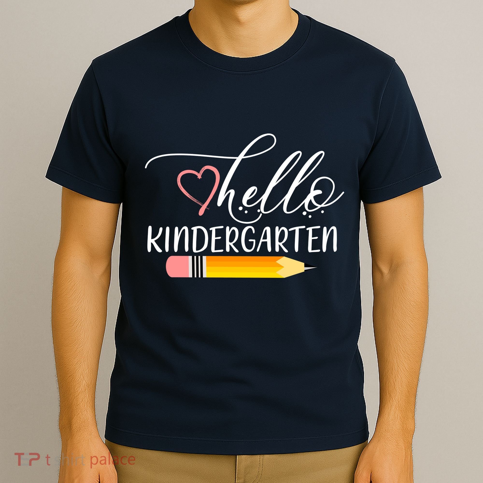 Hello Kindergarten Cute Pencil T-Shirt