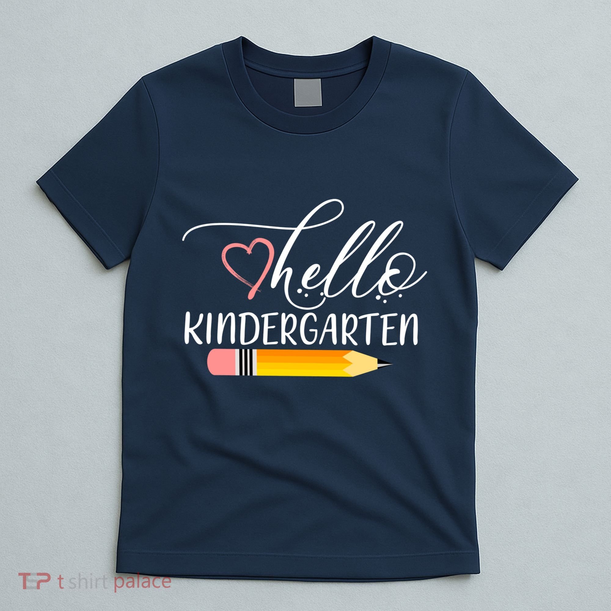 Hello Kindergarten Cute Pencil T-Shirt