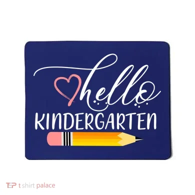 Hello Kindergarten Cute Pencil Mousepad