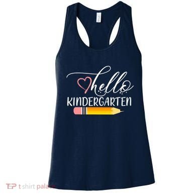 Hello Kindergarten Cute Pencil Women's Tank Top