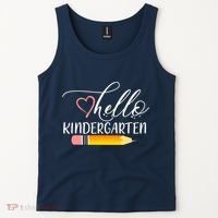 Hello Kindergarten Cute Pencil Tank Top thumb 2
