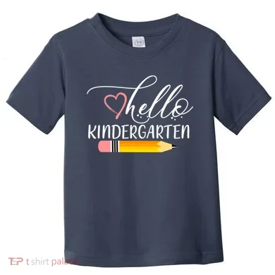 Hello Kindergarten Cute Pencil Toddler T-Shirt