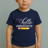Hello Kindergarten Cute Pencil Toddler T-Shirt thumb 2