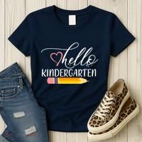 Hello Kindergarten Cute Pencil Women's T-Shirt thumb 3