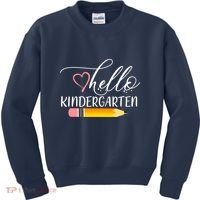 Hello Kindergarten Cute Pencil Kids Sweatshirt thumb 0