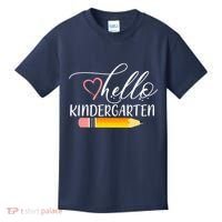 Hello Kindergarten Cute Pencil Kids T-Shirt thumb 0