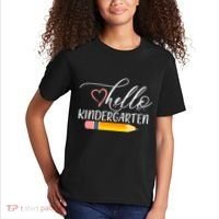 Hello Kindergarten Cute Pencil Kids T-Shirt thumb 2