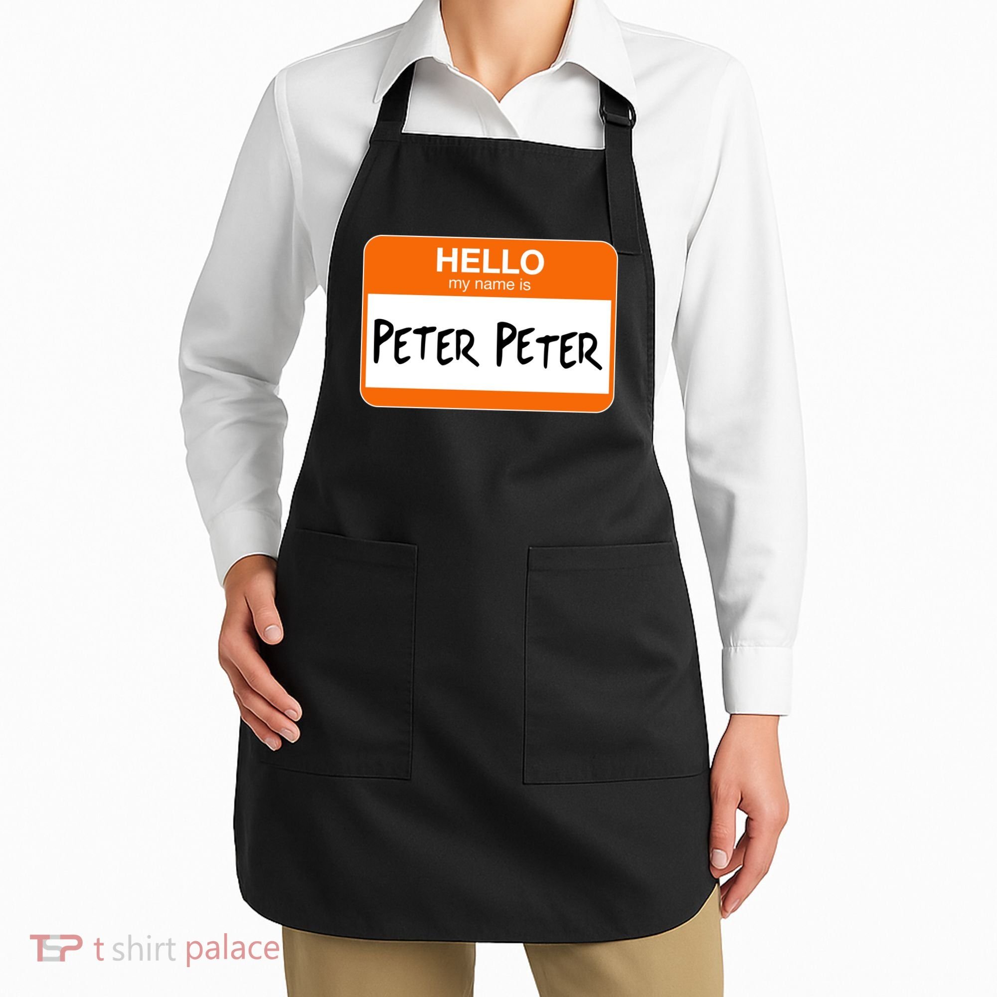 Hello My Name Is Peter Peter Apron