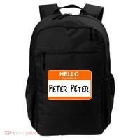 Hello My Name Is Peter Peter Backpack thumb 0