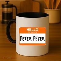 Hello My Name Is Peter Peter Coffee Mug thumb 4