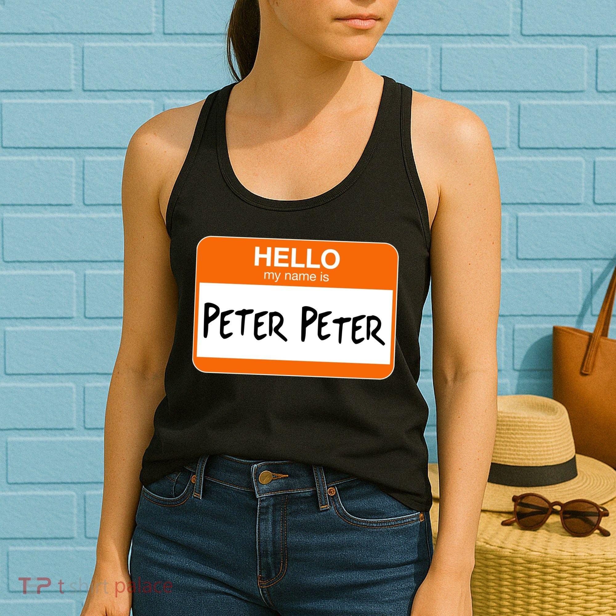 Hello My Name Is Peter Peter Women's Tank Top