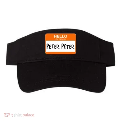 Hello My Name Is Peter Peter Visor