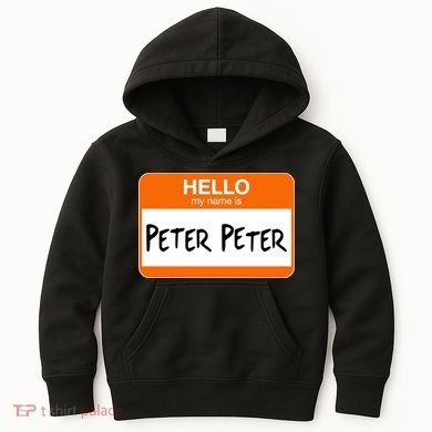 Hello My Name Is Peter Peter Kids Hoodie