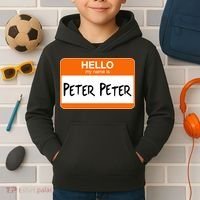Hello My Name Is Peter Peter Kids Hoodie thumb 2