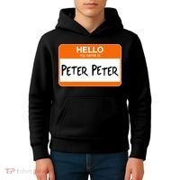 Hello My Name Is Peter Peter Kids Hoodie thumb 4