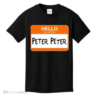 Hello My Name Is Peter Peter Kids T-Shirt