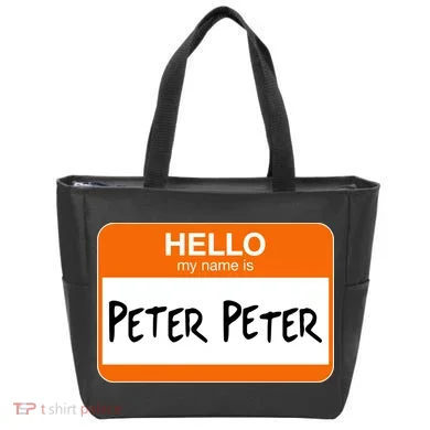 Hello My Name Is Peter Peter Tote Bag