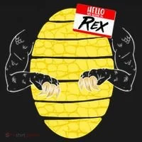 Hello My Name is Rex T-Rex Halloween Bucket Hat thumb 4