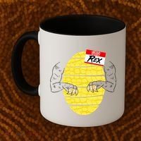 Hello My Name is Rex T-Rex Halloween Coffee Mug thumb 2