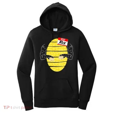 Hello My Name is Rex T-Rex Halloween Women's Hoodie