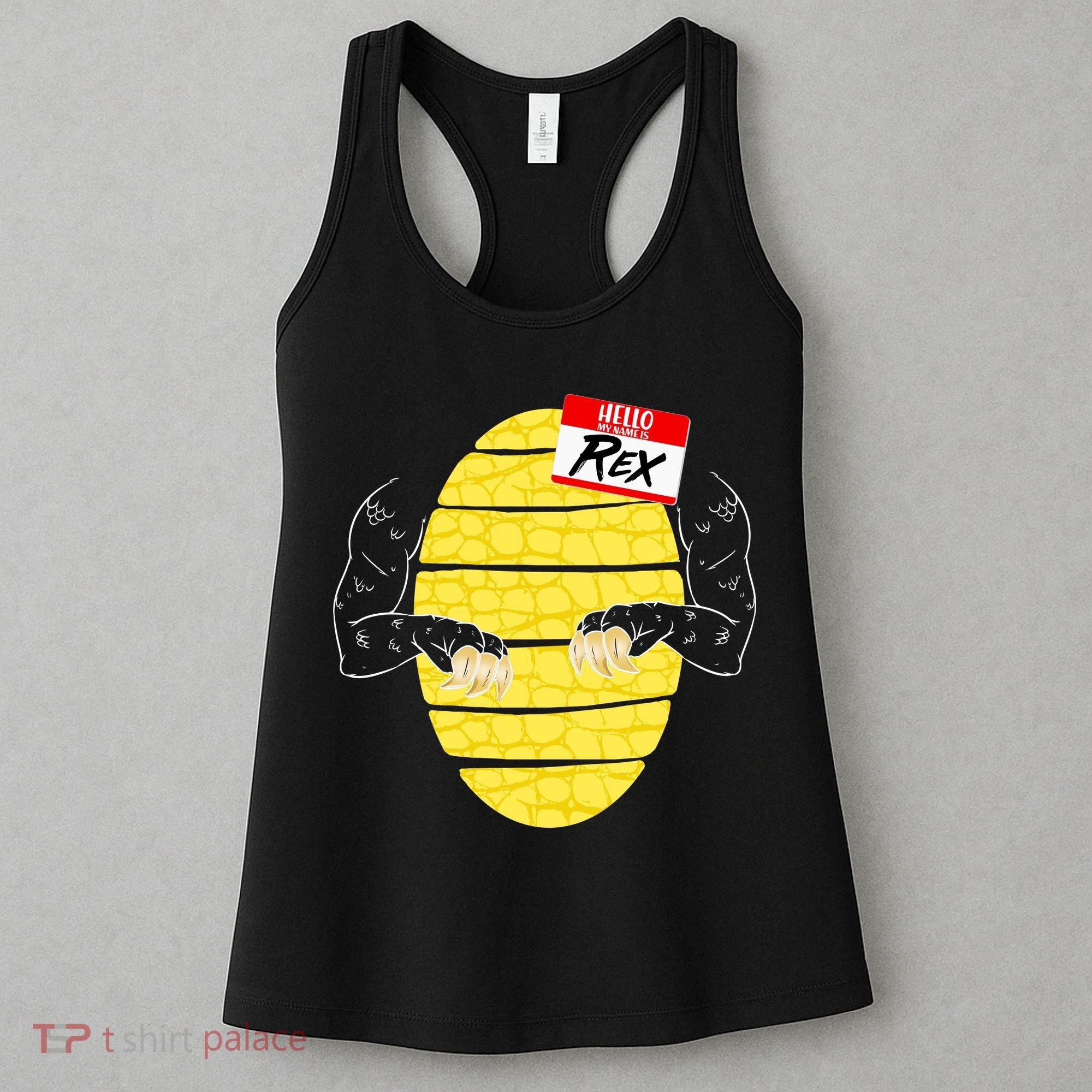Hello My Name is Rex T-Rex Halloween Women's Tank Top