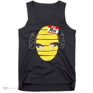 Hello My Name is Rex T-Rex Halloween Tank Top