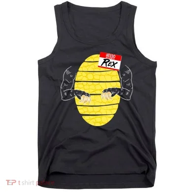 Hello My Name is Rex T-Rex Halloween Tank Top