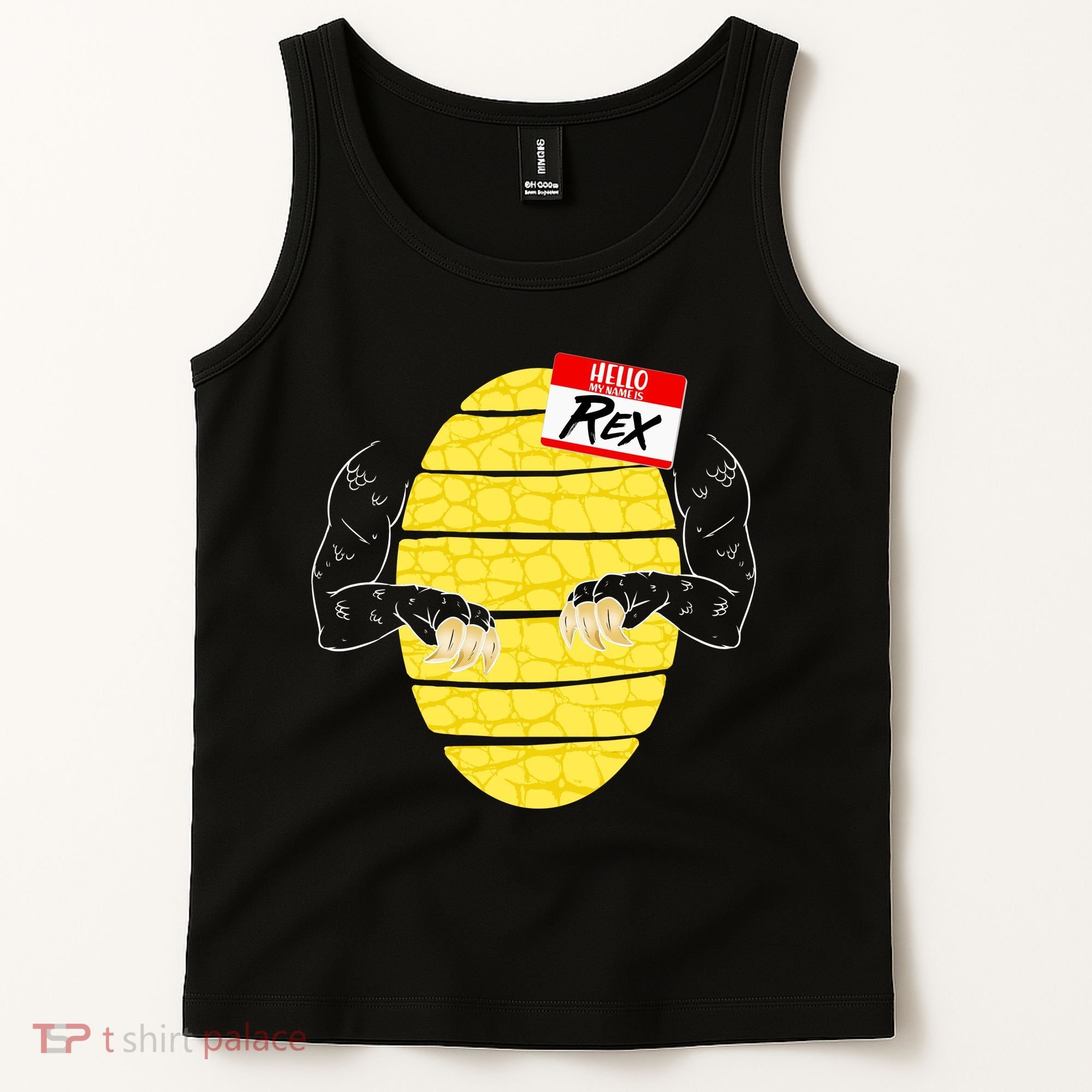 Hello My Name is Rex T-Rex Halloween Tank Top