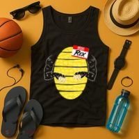 Hello My Name is Rex T-Rex Halloween Tank Top thumb 4