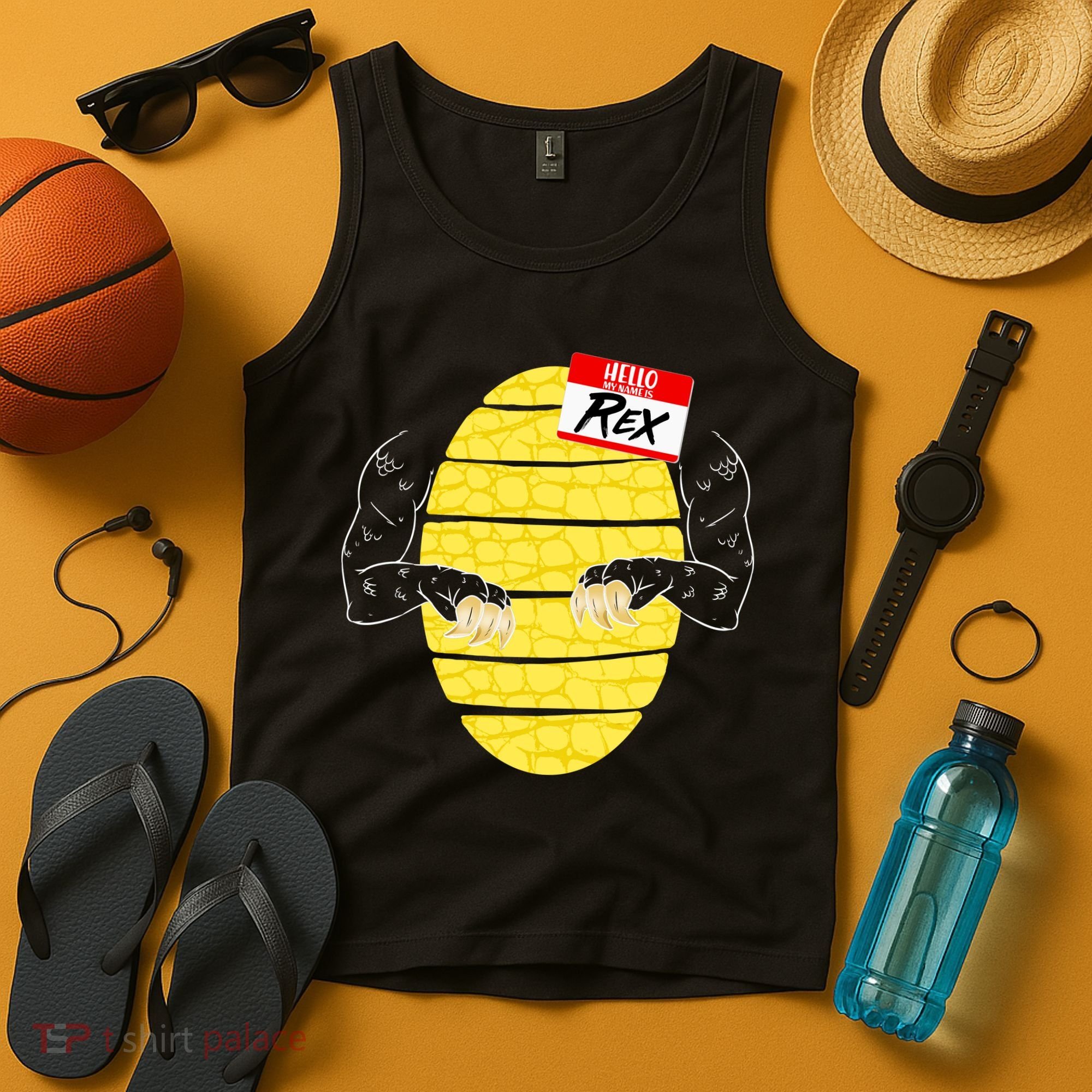 Hello My Name is Rex T-Rex Halloween Tank Top