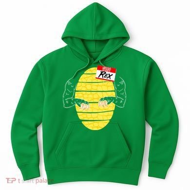Hello My Name is Rex T-Rex Halloween Hoodie