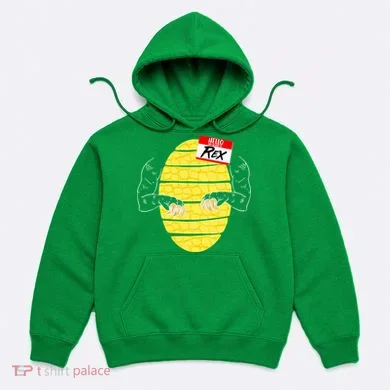 Hello My Name is Rex T-Rex Halloween Hoodie