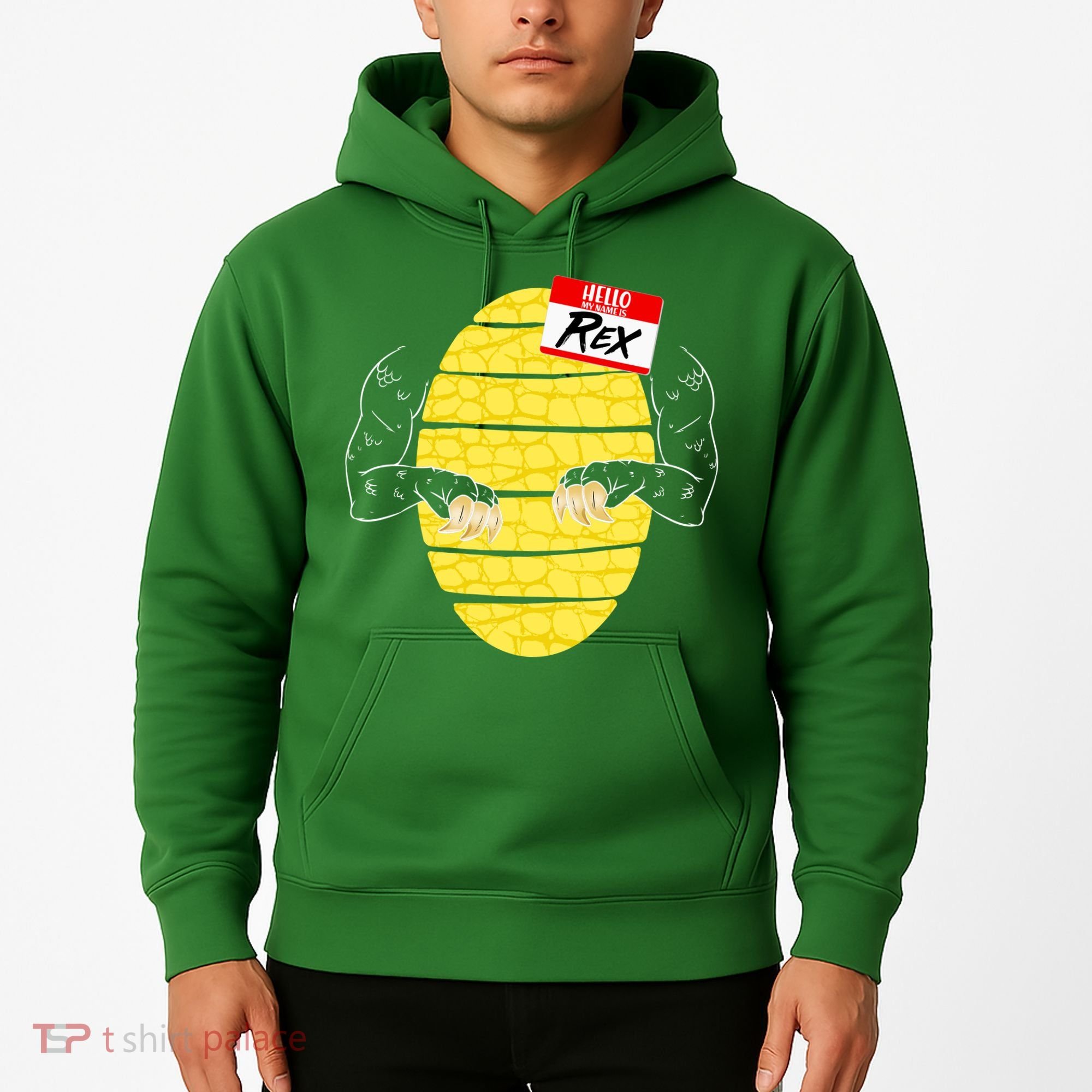 Hello My Name is Rex T-Rex Halloween Hoodie