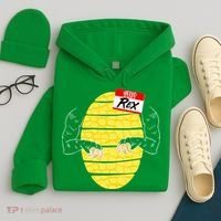 Hello My Name is Rex T-Rex Halloween Hoodie thumb 4