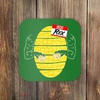 Hello My Name is Rex T-Rex Halloween Coaster thumb 0