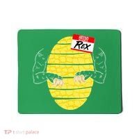 Hello My Name is Rex T-Rex Halloween Mousepad thumb 0