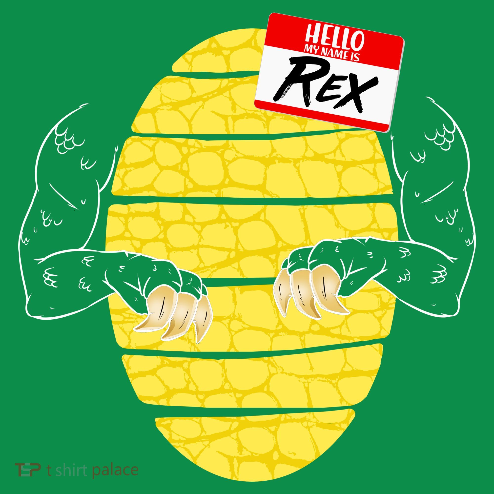 Hello My Name is Rex T-Rex Halloween Mousepad