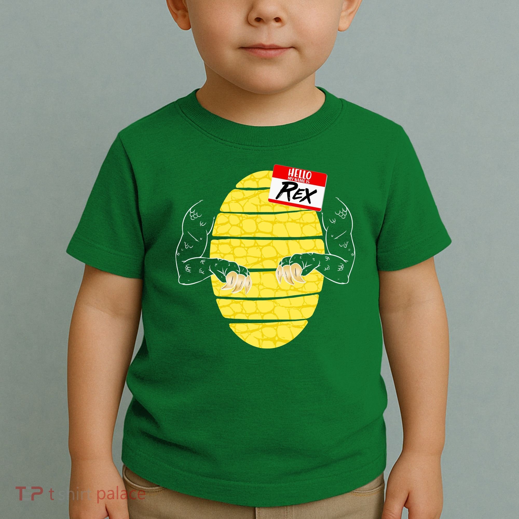 Hello My Name is Rex T-Rex Halloween Toddler T-Shirt