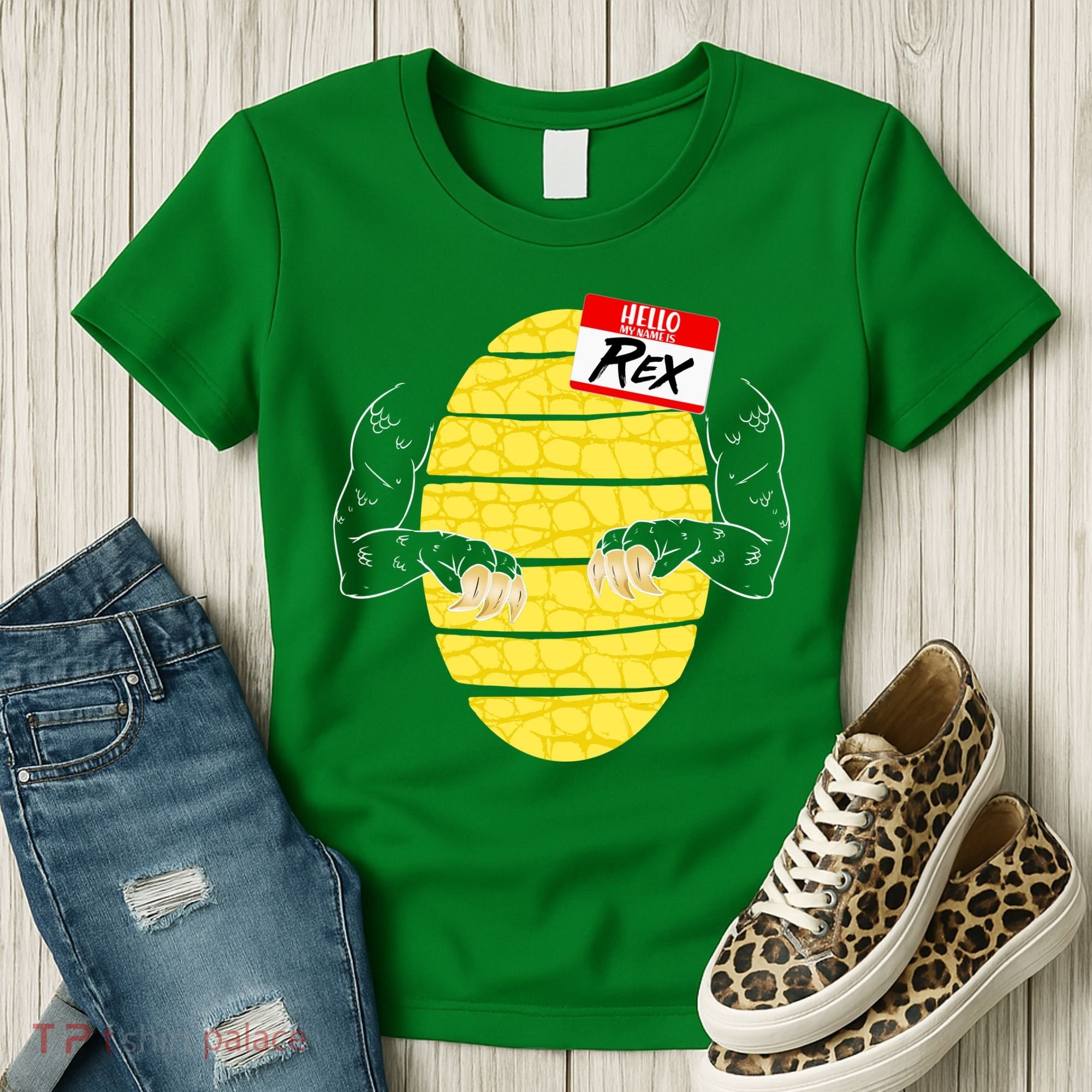 Hello My Name is Rex T-Rex Halloween Women's T-Shirt