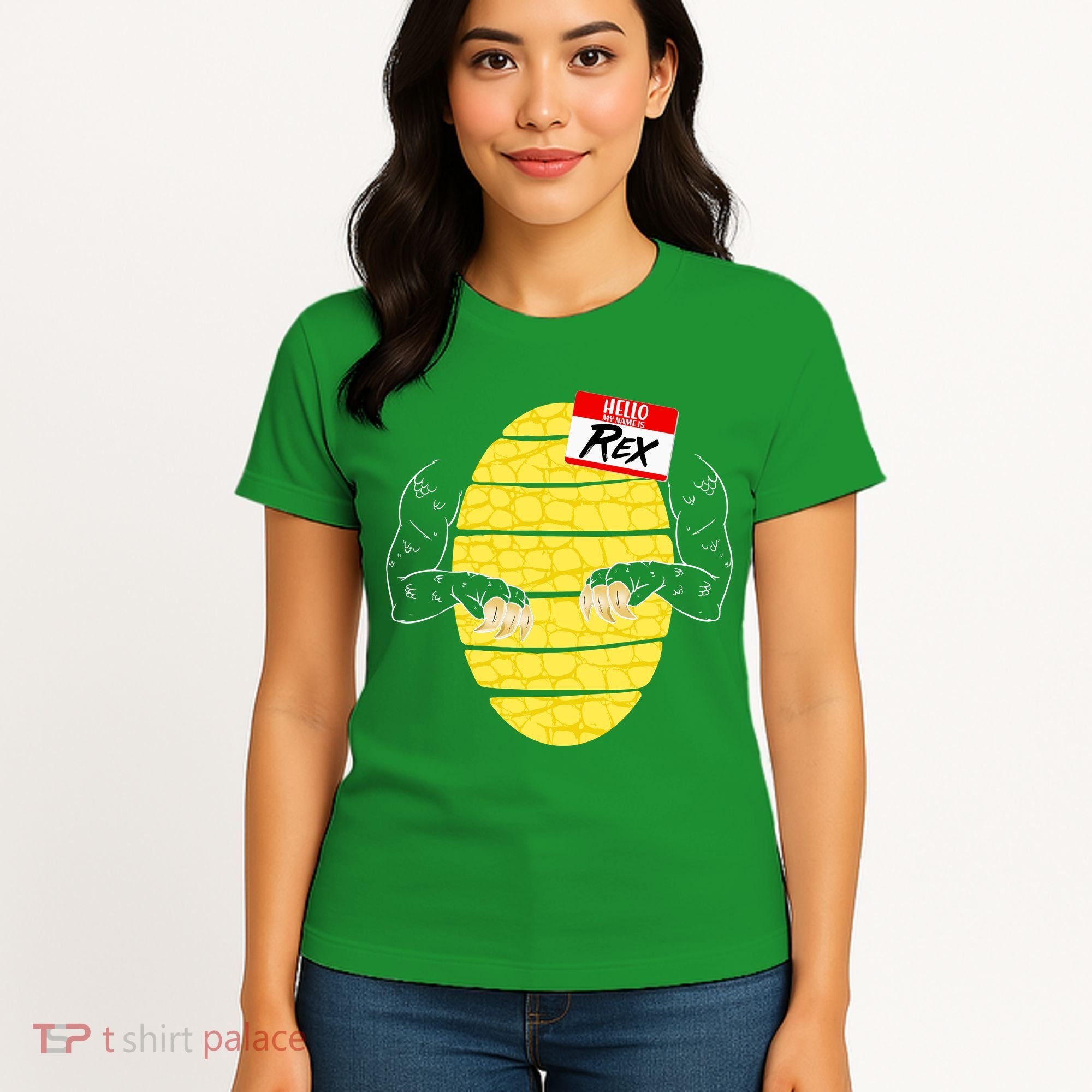 Hello My Name is Rex T-Rex Halloween Women's T-Shirt