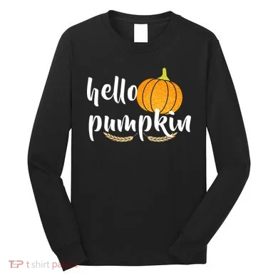 Hello Pumpkin Long Sleeve Shirt